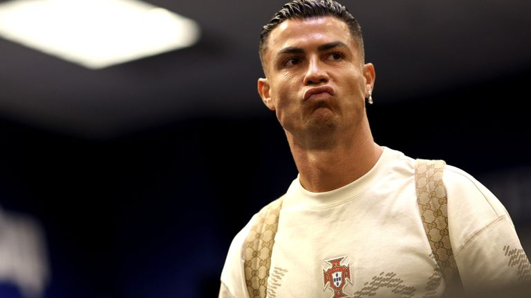 Cristiano Ronaldo was named in Portugal's starting XI to face DR Congo in their opening World Cup group match
