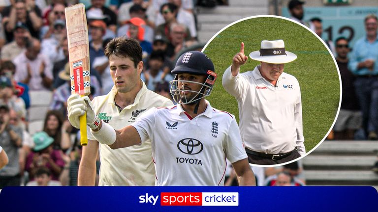 England vs New Zealand: Emilio Gay out moments after scoring second Test fifty