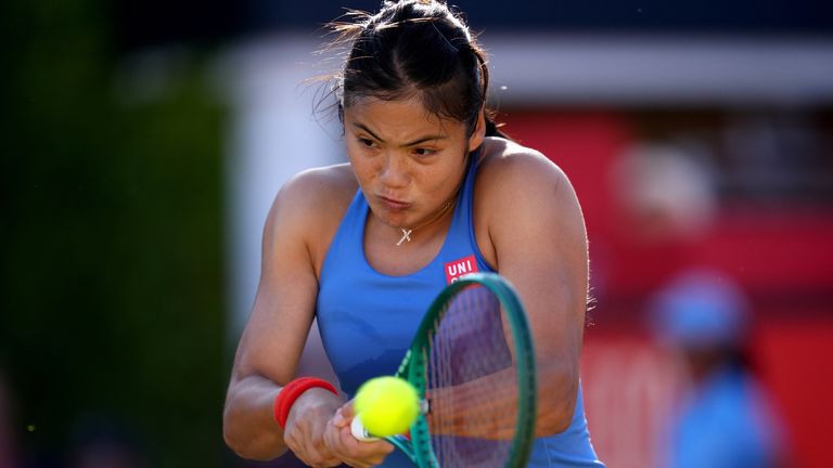 Emma Raducanu at Queen's
