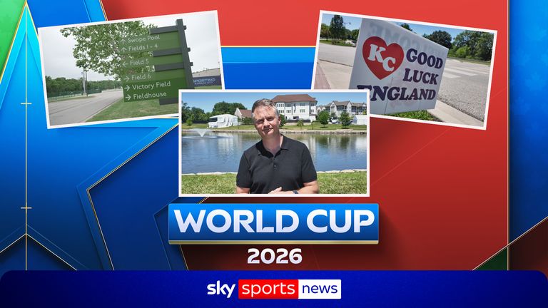 Inside the England training base