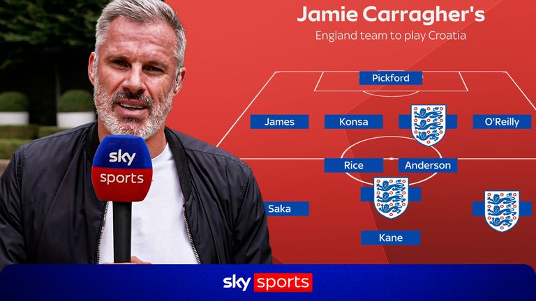 World Cup: Jamie Carragher picks his England eleven to face Croatia