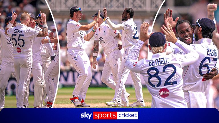 England three wickets