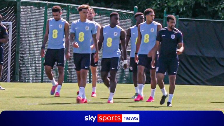 England - World Cup training