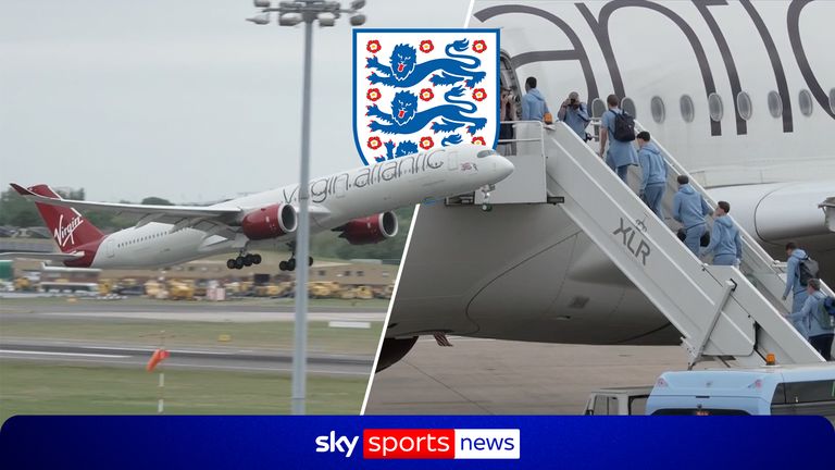 The majority of the England squad have flown out to Miami ahead of their two World Cup warm-up matches.
