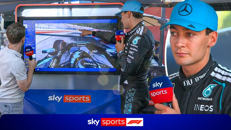 George Russell explains how he secured pole
