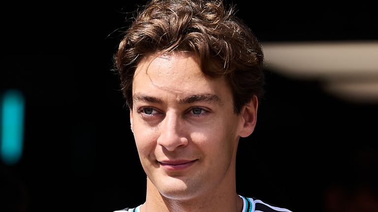 George Russell at the Monaco Grand Prix