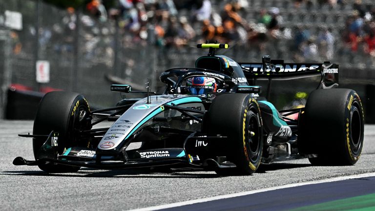 Kimi Antonelli at the Austrian GP (Photo by Joe Klamar / AFP)