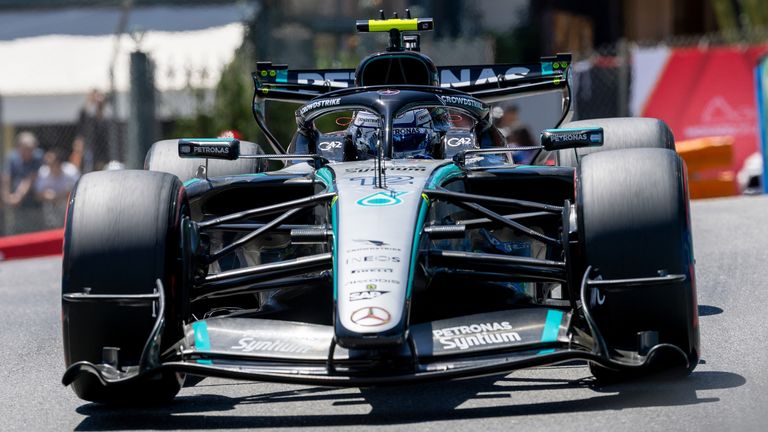 Kimi Antonelli at the Monaco GP (Photo by Bob Kupbens/Icon Sportswire) (Icon Sportswire via AP Images)