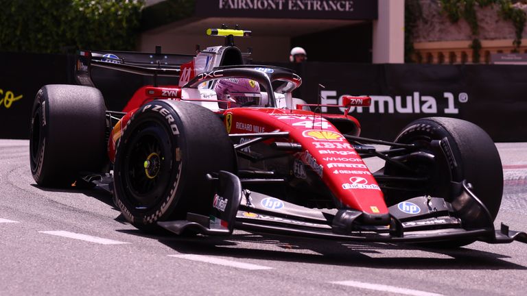 Lewis Hamilton at the Monaco GP (Photo by Marco Canoniero/LightRocket via Getty Images)