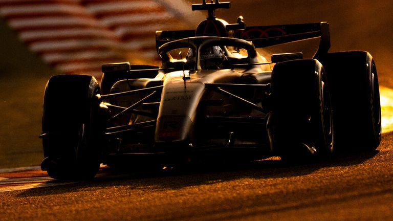 F1 testing in Bahrain