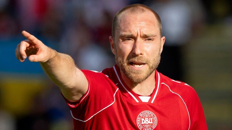 Denmark's Christian Eriksen
