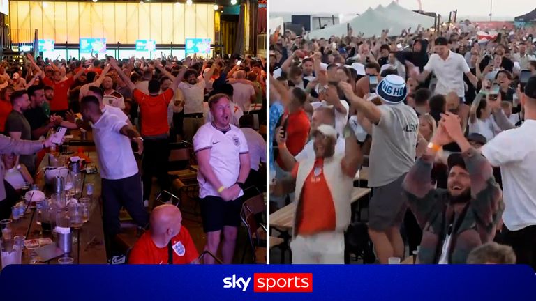 England fan reaction World Cup
