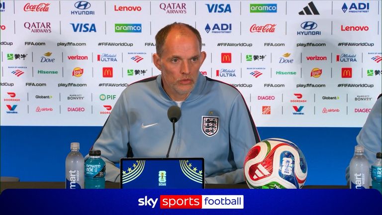 England manager Thomas Tuchel isn't a fan of the hydration breaks being employed at this year's World Cup.