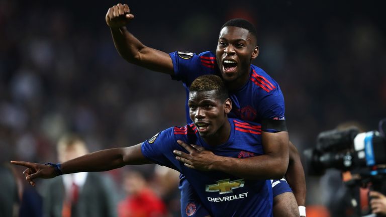 during the UEFA Europa League Final between Ajax and Manchester United at Friends Arena on May 24, 2017 in Stockholm, Sweden.