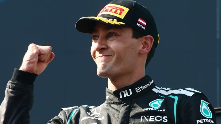 George Russell of Mercedes after the Formula 1 Austrian Grand Prix at Red Bull Ring in Spielberg, Austria on June 28, 2026. (Photo by Jakub Porzycki/NurPhoto)