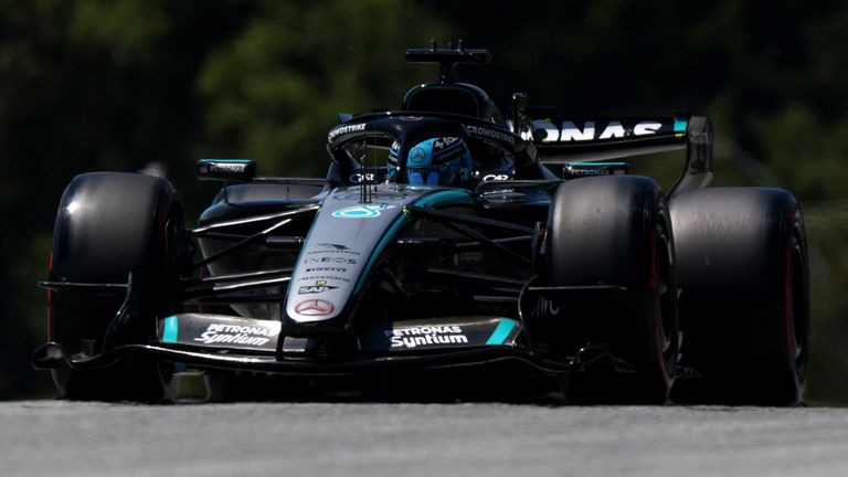 George Russell FP3 Austria