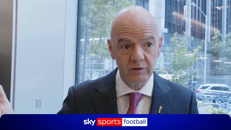 FIFA president Gianni Infantino has defended World Cup hydration breaks, claiming that FIFA 'don't make one dollar more!'' from them. 
