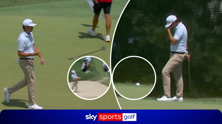 A moment JT Poston will hope to forget as soon as possible on the 13th at the Travelers Championship after recording a septuble bogey!