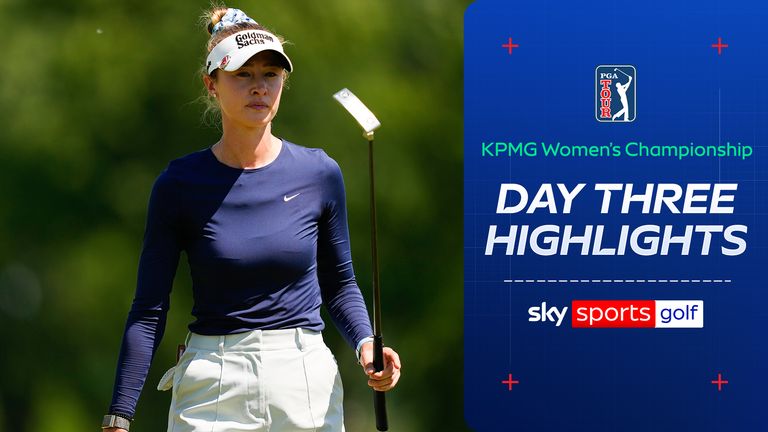 Highlights from day three of the KPMG Women's Championship from the Hazeltine National Golf Club in Chaska, Minnesota.