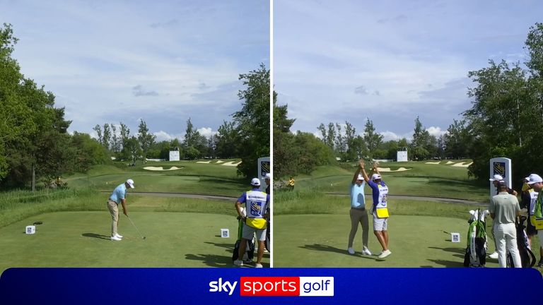 Christiaan Bezuidenhout hit an incredible hole-in-one during his first round at the Canadian Open.