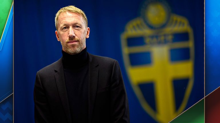 Graham Potter was appointed Sweden head coach in October following his sacking by West Ham
