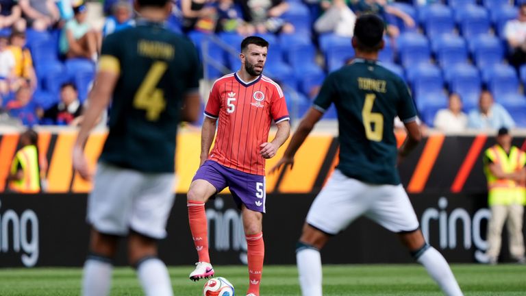 Grant Hanley won his 68th Scotland cap against Bolivia