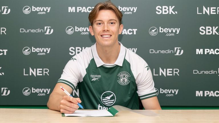 Callum Wright signs Hibernian contract after agreeing to sign for the club