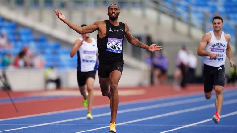 Matthew Hudson-Smith ran a 44.45 to reclaim his 400m title