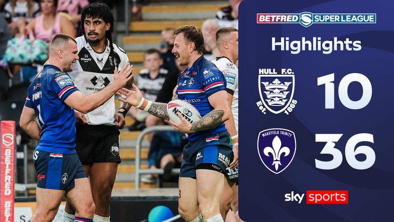 HULL FC VS WAKEFIELD TRINITY SUPER LEAGUE HIGHLIGHTS IMAGE: SWpix