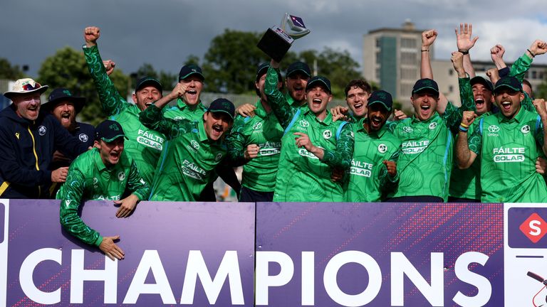 Ireland claimed their first-ever series victory in any format against India on Sunday