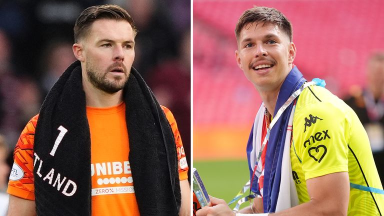 Jack Butland and Ivor Pandur