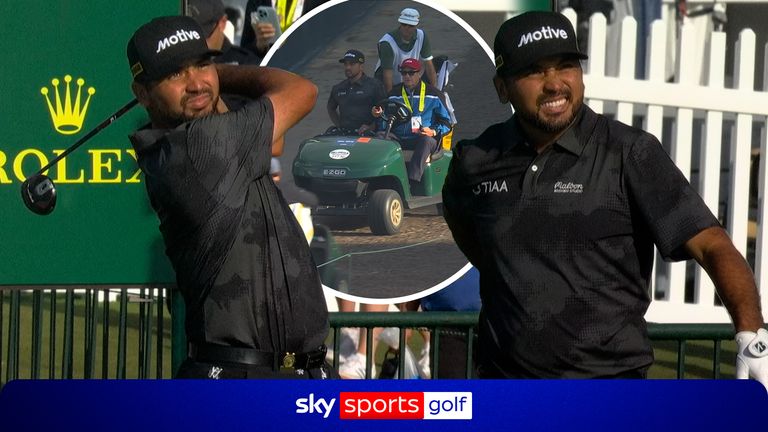 Former world number one Jason Day was forced to withdraw mid-round from the US Open due to a back injury.