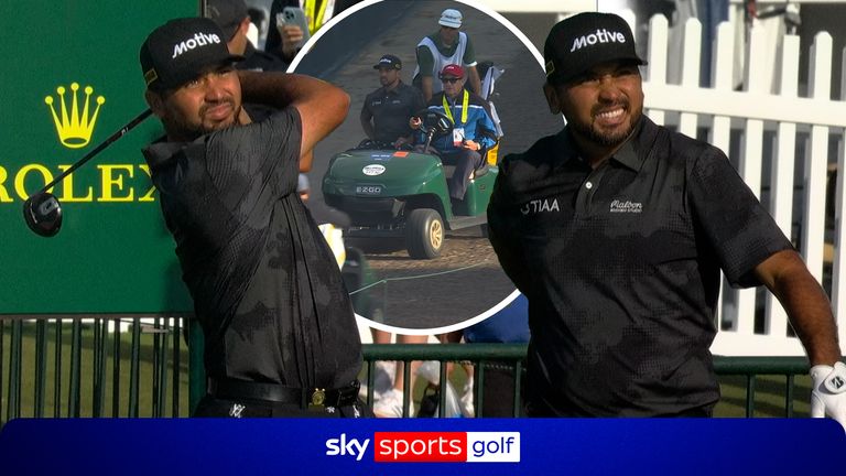 Former world number one Jason Day was forced to withdraw mid-round from the US Open due to a back injury.
