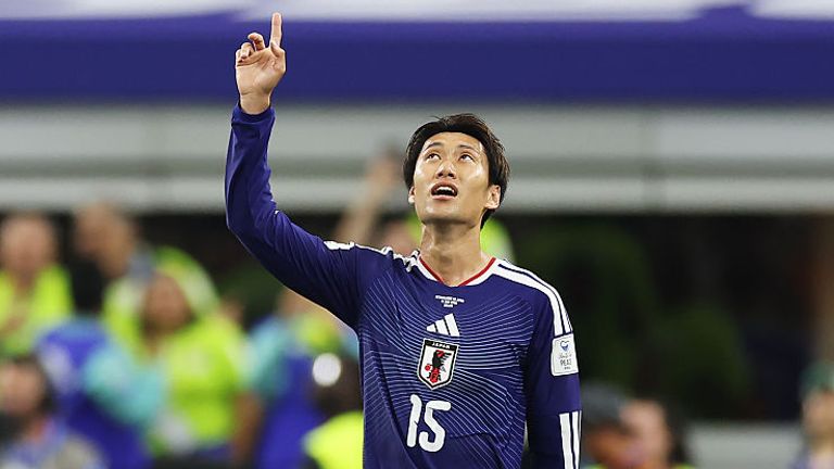 Daichi Kamada scored Japan's equaliser