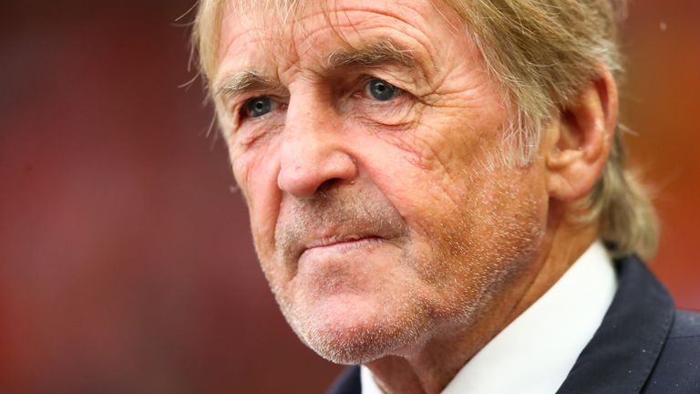 Former Liverpool manager and player Kenny Dalglish during the Legends match at Anfield in 2022