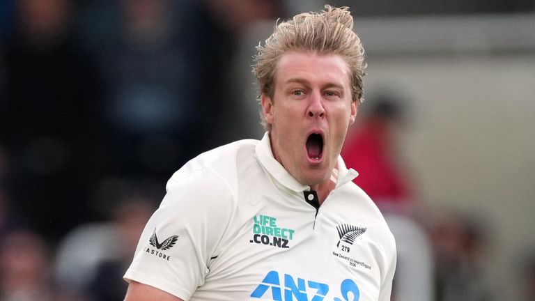 New Zealand's Kyle Jamieson, Test cricket (PA Images)