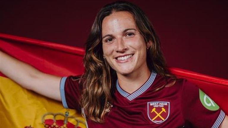 West Ham have signed Laia Codina (pic courtesy of West Ham FC)