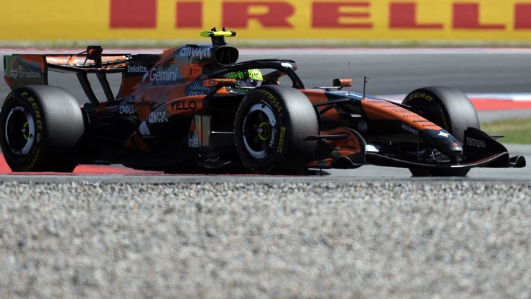 Lando Norris led the way in second practice