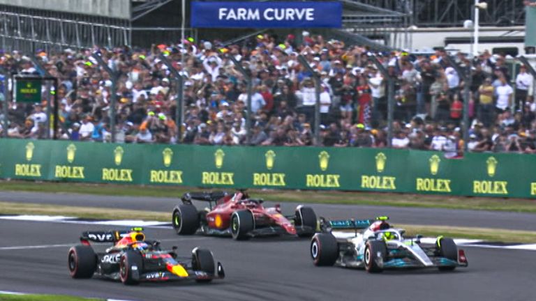 Through goes Hamilton!