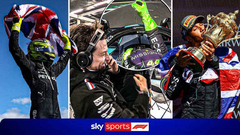 Lewis Hamilton's record-breaking ninth win at the 2024 British Grand Prix.