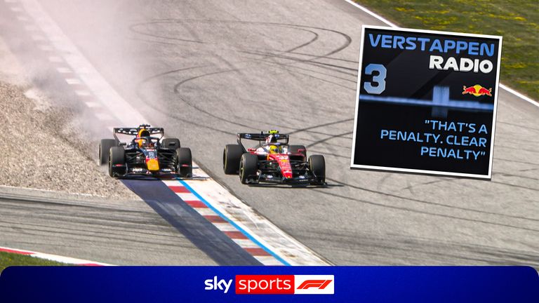 Max Verstappen and Lewis Hamilton go wheel to wheel is a feisty scrap at the Austrian GP.