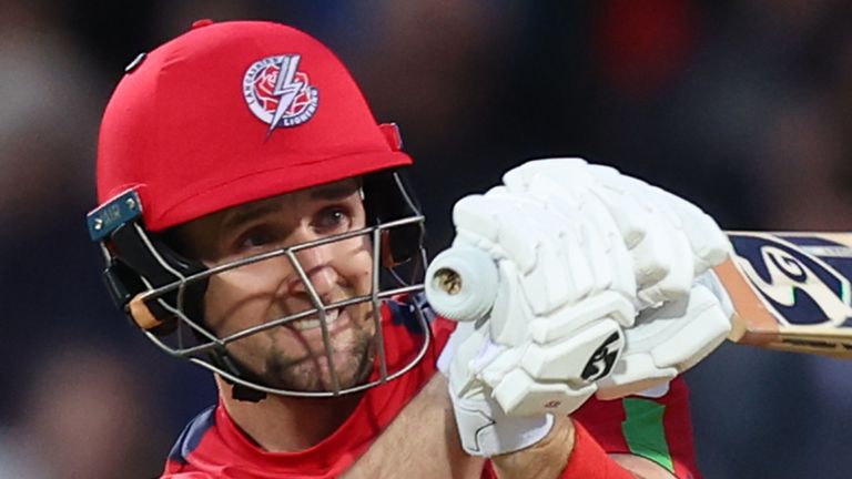 Livingstone fires EIGHT sixes as Lancashire thrash Durham