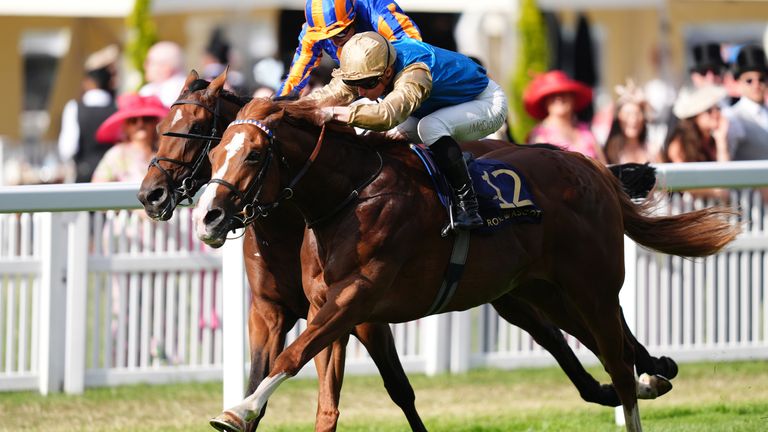 Lost Boys ridden by James McDonald wins the Golden Gates Stakes on day five of Royal Ascot 