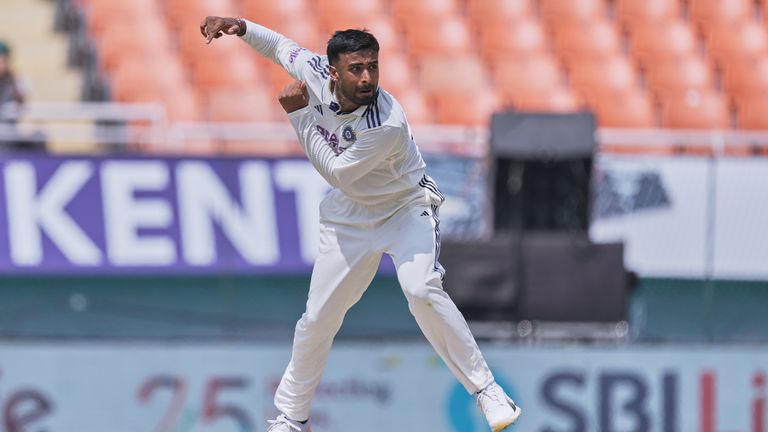 Suthar, 23, is only the fifth Indian player to have claimed a five-for on debut