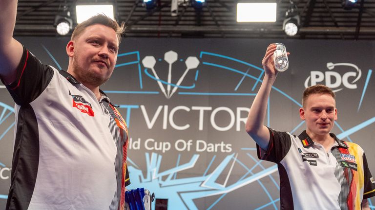 Martin Schindler and Ricardo Pietreczko sent out a statement with their group stage performances at the World Cup of Darts