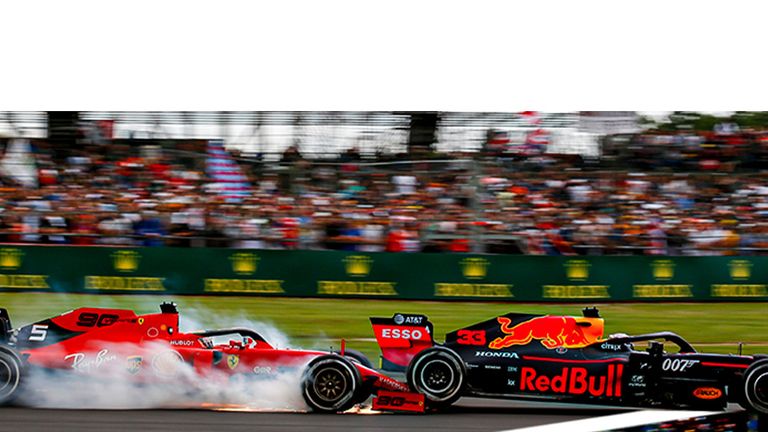 Vettel and Verstappen collide