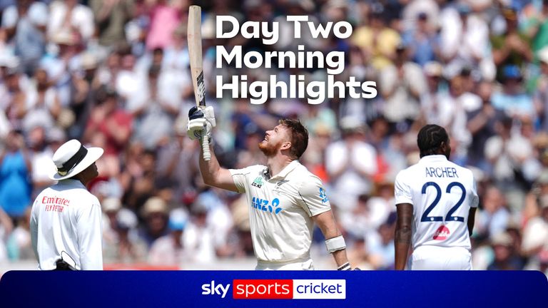 Morning highlights from day two Test two