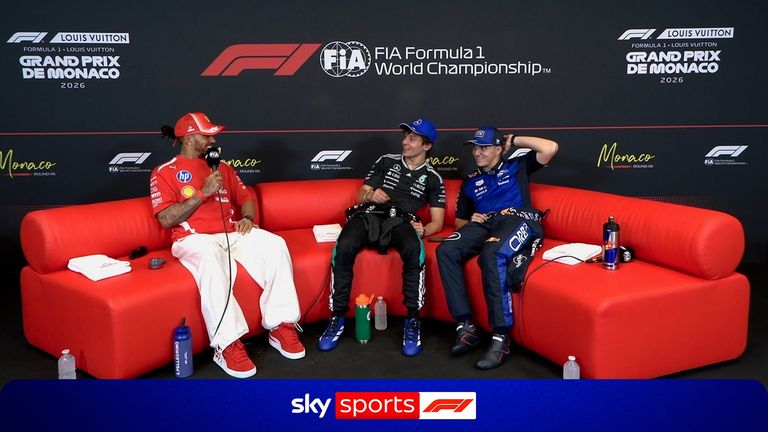 After finishing on the podium alongside Kimi Antonelli and Isack Hadjar, Lewis Hamilton joked he was older than the two combined!