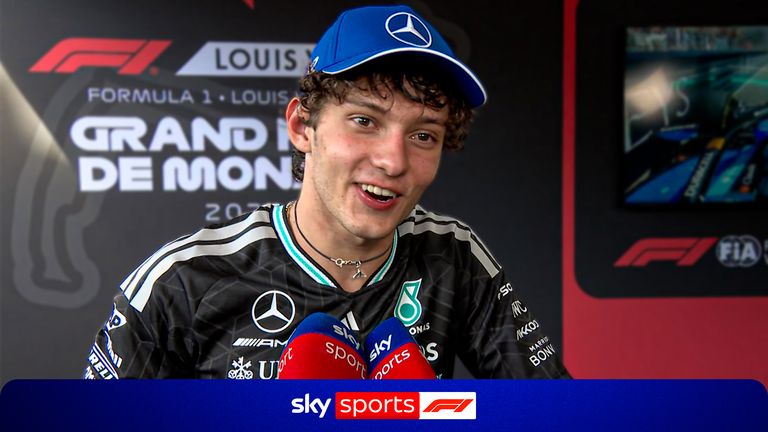 Kimi Antonelli was in buoyant mood after winning his fifth race in succession at the Monaco Grand Prix.