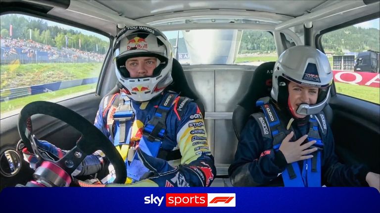 Bernie Collins was in for quite the ride as she went drifting with two-time Drift Masters Champion Conor Shanahan.